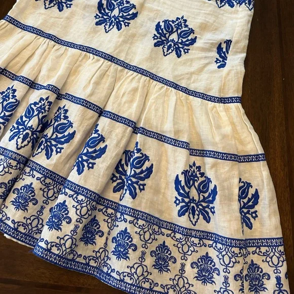 ☀️ New! ZARA Embroidered Midi Skirt - Picture 2 of 16